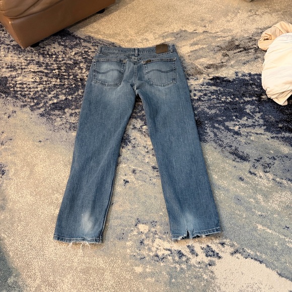 5 Pair Lee & Levi’s Men's Straight Leg Jeans in Blue and Black - Picture 13 of 16